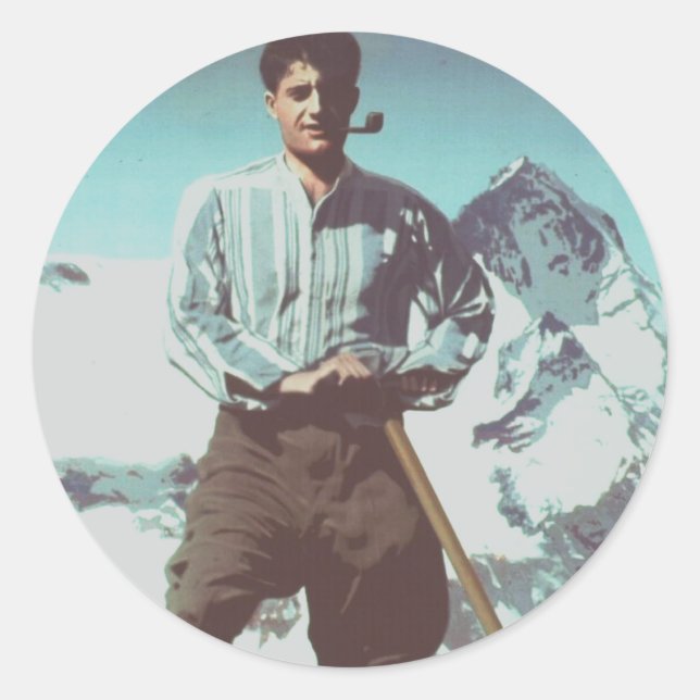 Blessed Pier Giorgio Frassati Classic Round Sticker (Front)