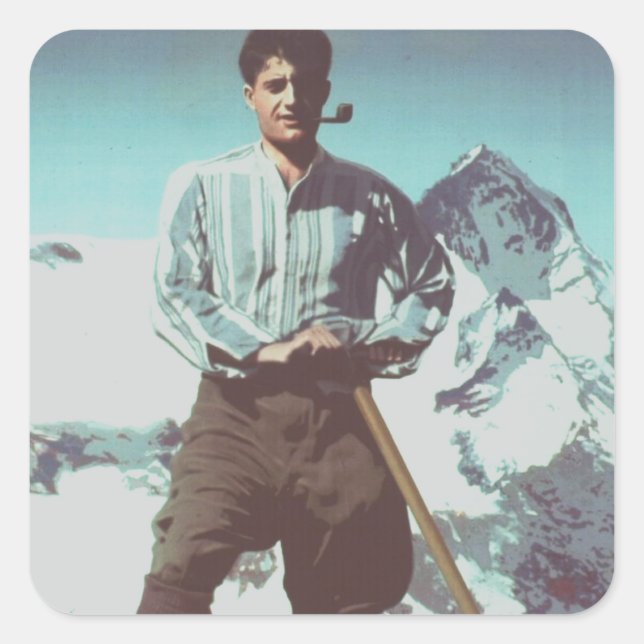Blessed Pier Giorgio Frassati Square Sticker (Front)