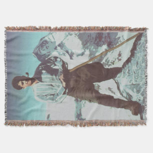 Blessed Pier Giorgio Frassati Throw Blanket