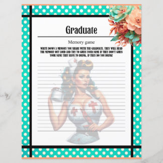 Blessed Pinup Nurse Memory Game
