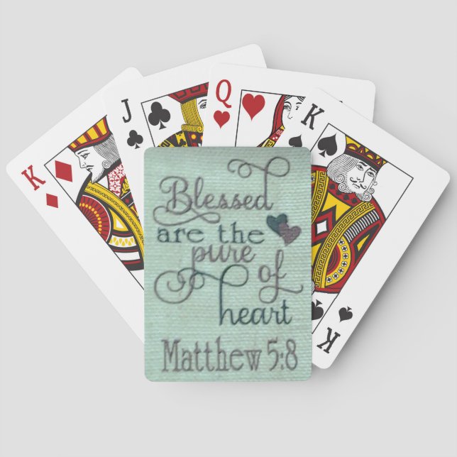 Blessed Playing Cards (Back)