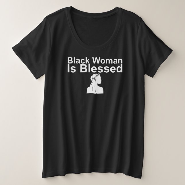Blessed Plus Size T-Shirt (Design Front)