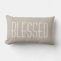 Blessed Quote Tan Cute Decorative Typography