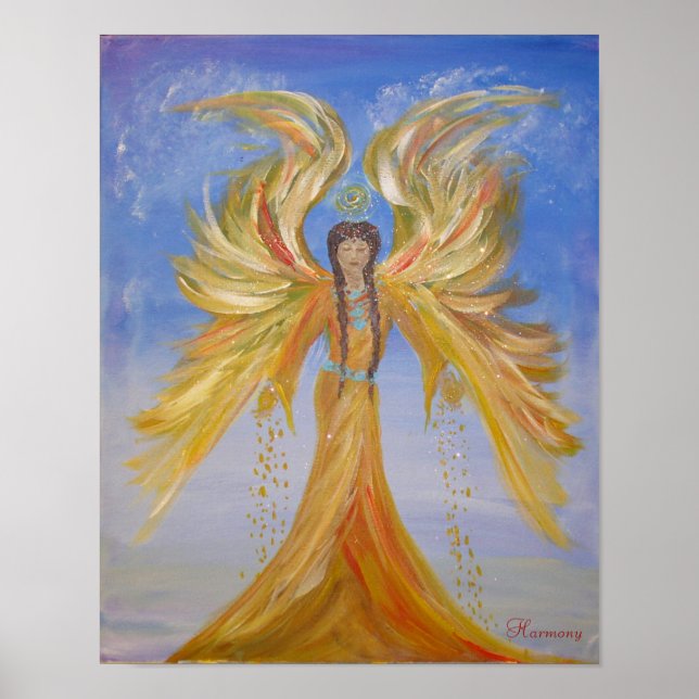 Blessed Seraphim Angel Poster (Front)