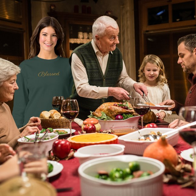 Blessed Simple Minimalist Sweatshirt (Creator Uploaded)