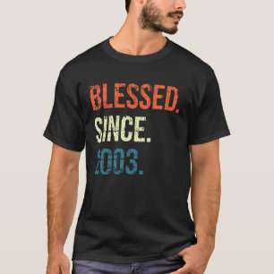 Blessed Since 2003 18th Birthday Vintage T-Shirt