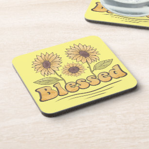 Blessed Sunflowers  Coaster
