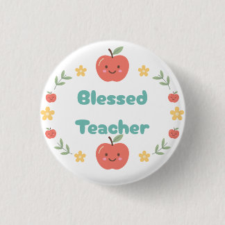 Blessed Teacher 3 Cm Round Badge