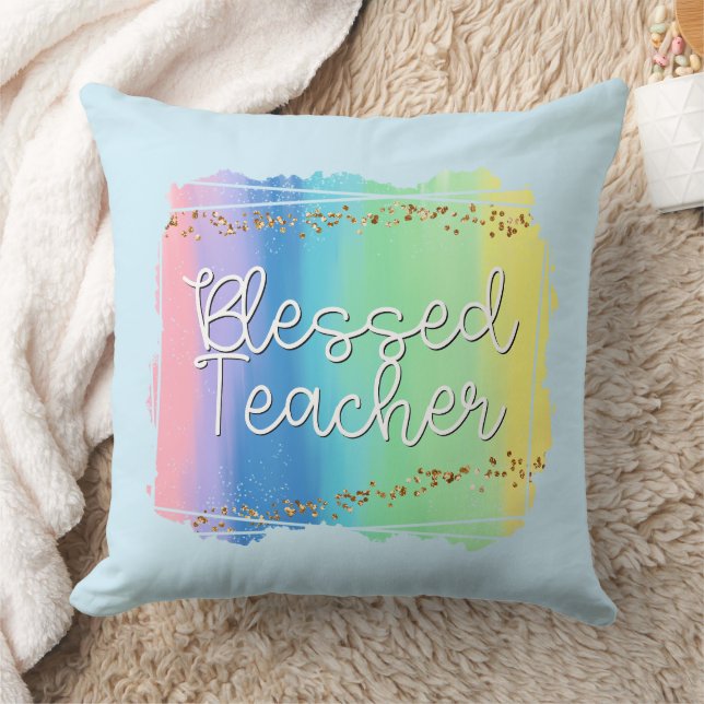 Blessed Teacher  Cushion (Blanket)