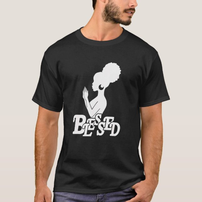 Blessed Thankful  Blessed One T-Shirt (Front)
