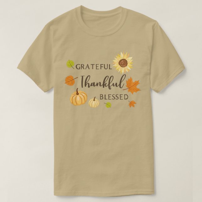 Blessed Thanksgiving T-Shirt (Design Front)