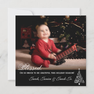 Blessed This Holiday Season Photo Card