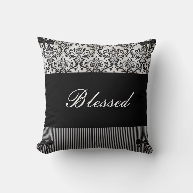 Blessed Throw Pillow (Front)