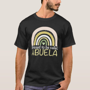 Blessed To Be Called Abuela Boho Rainbow Mother s  T-Shirt