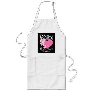 Blessed to Be Called Breast Cancer Survivor Long Apron