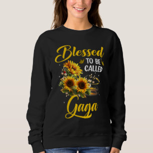 Blessed to be called Gaga Mother's Day Sunflower Sweatshirt