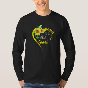 Blessed To Be Called Gami Sunflower Gami Mother's T-Shirt