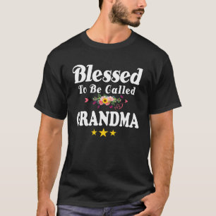 Blessed To Be Called Grandma Cute Mother s Day Sun T-Shirt