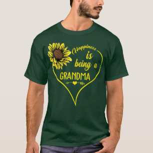 Blessed To Be Called Grandma Sunflower Mothers Day T-Shirt