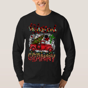 Blessed To Be Called Juju Christmas Red Truck T-Shirt