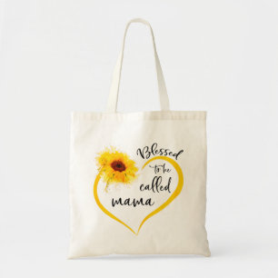 Blessed To Be Called mama Sunflower Gifts Tote Bag
