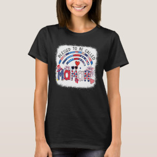 Blessed To Be Called Mamaw Fireworks 4th Of July F T-Shirt