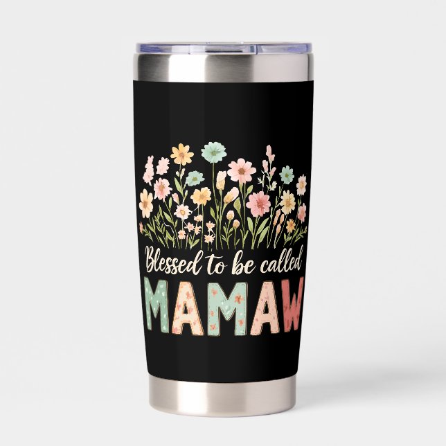 Blessed to be called Mamaw Insulated Tumbler (Front)