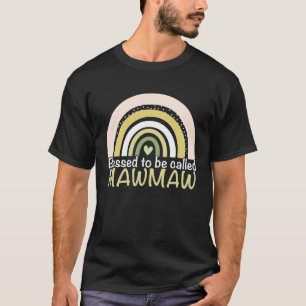 Blessed To Be Called Mawmaw Boho Rainbow Mother s  T-Shirt