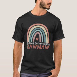 Blessed To Be Called Mawmaw Boho Rainbow Mothers D T-Shirt