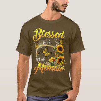 Blessed to be called Memaw  Sunflower Lovers Grand T-Shirt