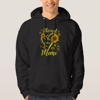 Blessed To Be Called Meme Sunflower Mother's Day Hoodie