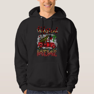 Blessed To Be Called Mima Christmas Red Truck Hoodie