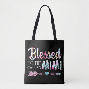 Blessed to be called Mimi Colourful Xmas Tote Bag