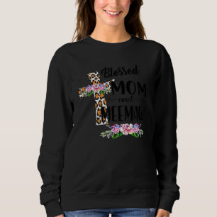 Blessed To Be Called Mom And Meemaw Floral Mother' Sweatshirt