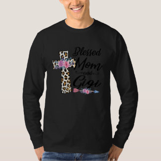 Blessed To Be Called Mum And Gigi Funny Grandma Mo T-Shirt