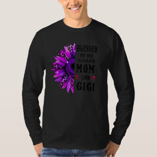 Blessed To Be Called Mum And Gigi Sunflower Cute M T-Shirt