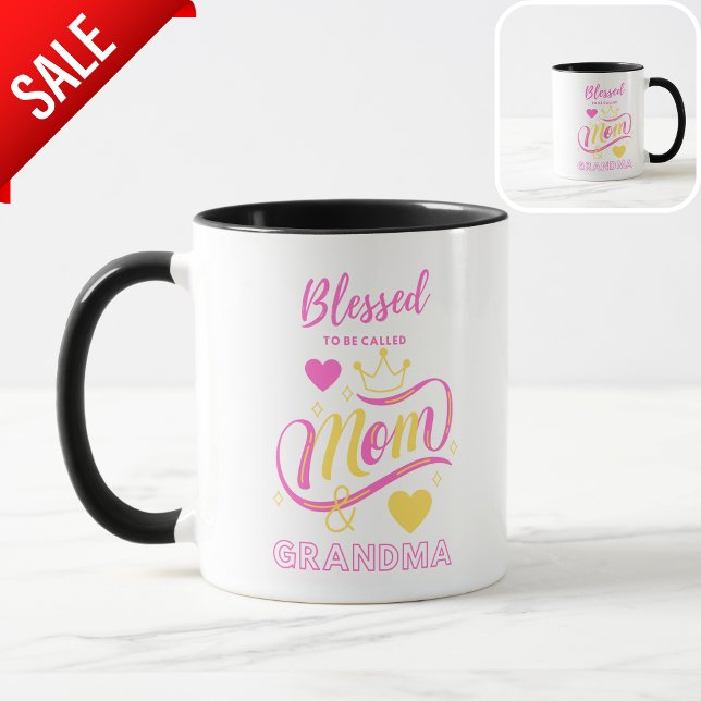 Blessed To Be Called Mum and Grandma Mug (Creator Uploaded)