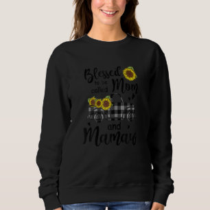 Blessed To Be Called Mum And Mamaw Floral Mother's Sweatshirt