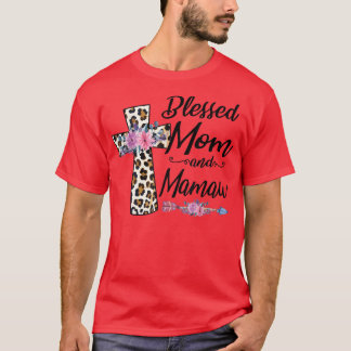 Blessed To Be Called Mum and Mamaw Funny Grandma M T-Shirt