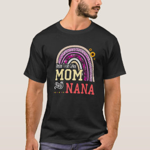 Blessed To Be Called Mum And Nana Mothers Day Rain T-Shirt