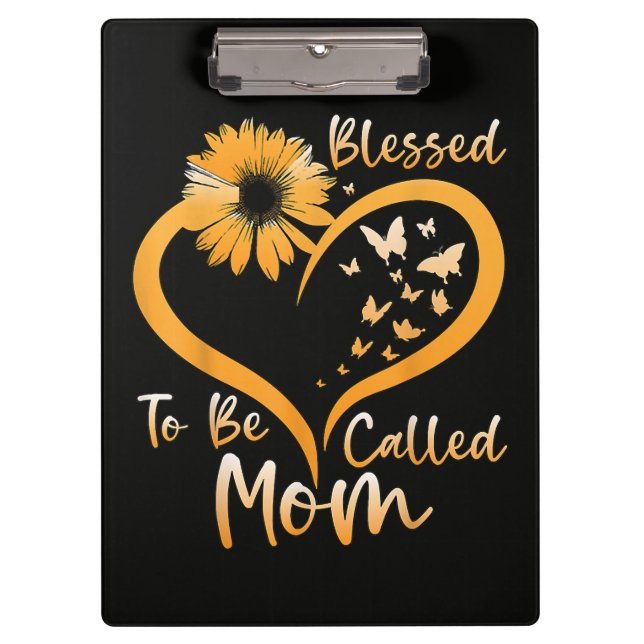 Blessed To Be Called Mum Clipboard (Front)