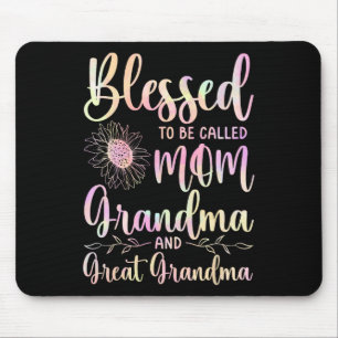 Blessed To Be Called Mum Grandma And Great Grandma Mouse Pad