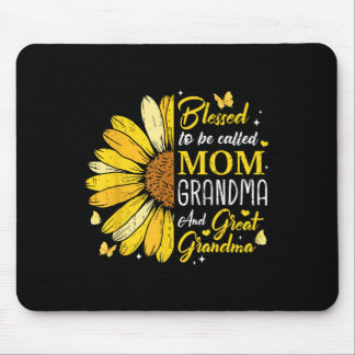 Blessed To Be Called Mum Grandma Great Grandma Mot Mouse Pad