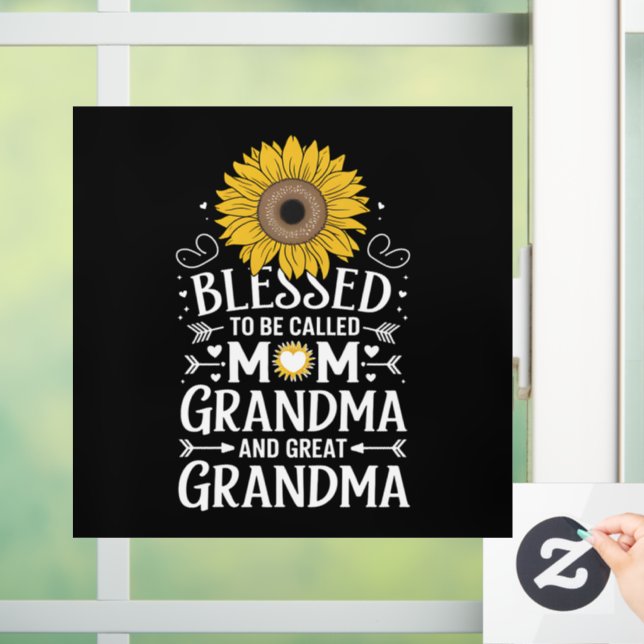 Blessed To Be Called Mum Grandma Great Sunflower (Home)
