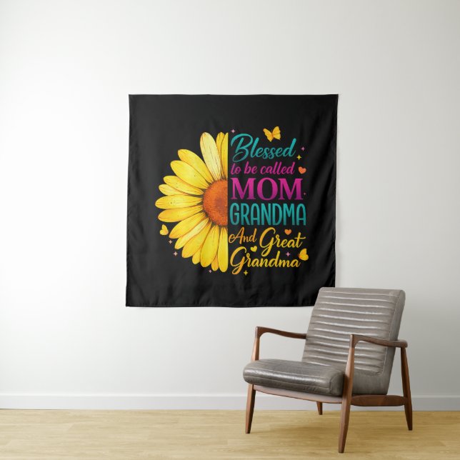 Blessed To Be Called Mum Grandma Great Tapestry (In Situ)