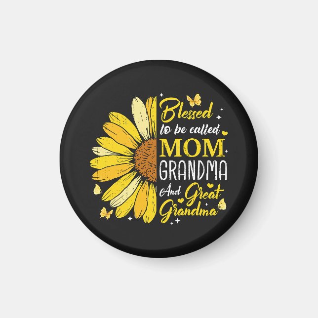 Blessed to Be Called Mum Grandma Magnet (Front)