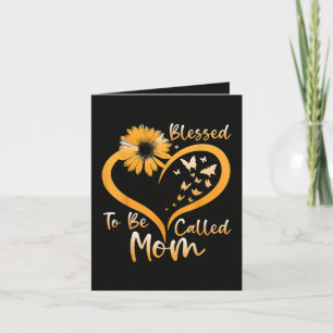 Blessed To Be Called Mum Holiday Card