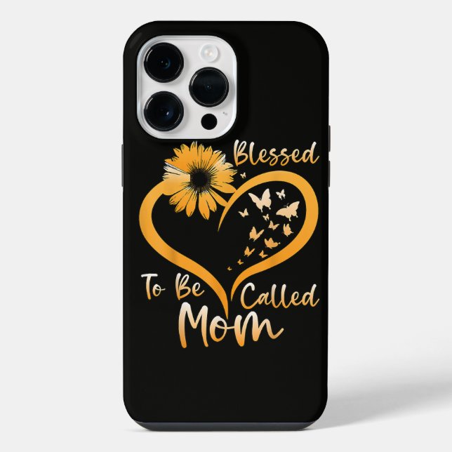 Blessed To Be Called Mum iPhone Case (Back)