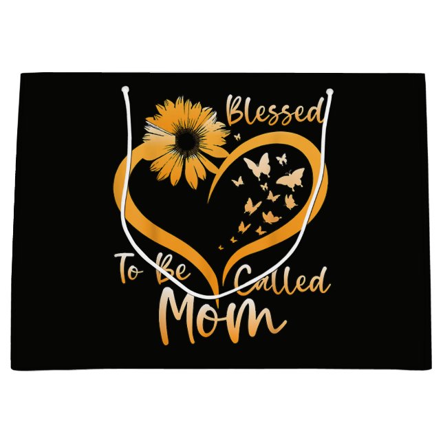 Blessed To Be Called Mum Large Gift Bag (Front)