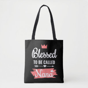 Blessed to be called Nana Colourful For Grandma Tote Bag
